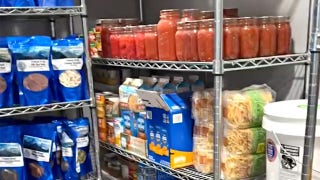 Woman grows and preserves enough food to feed her family for an entire year