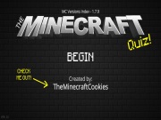 The Minecraft Quiz v1.7.9