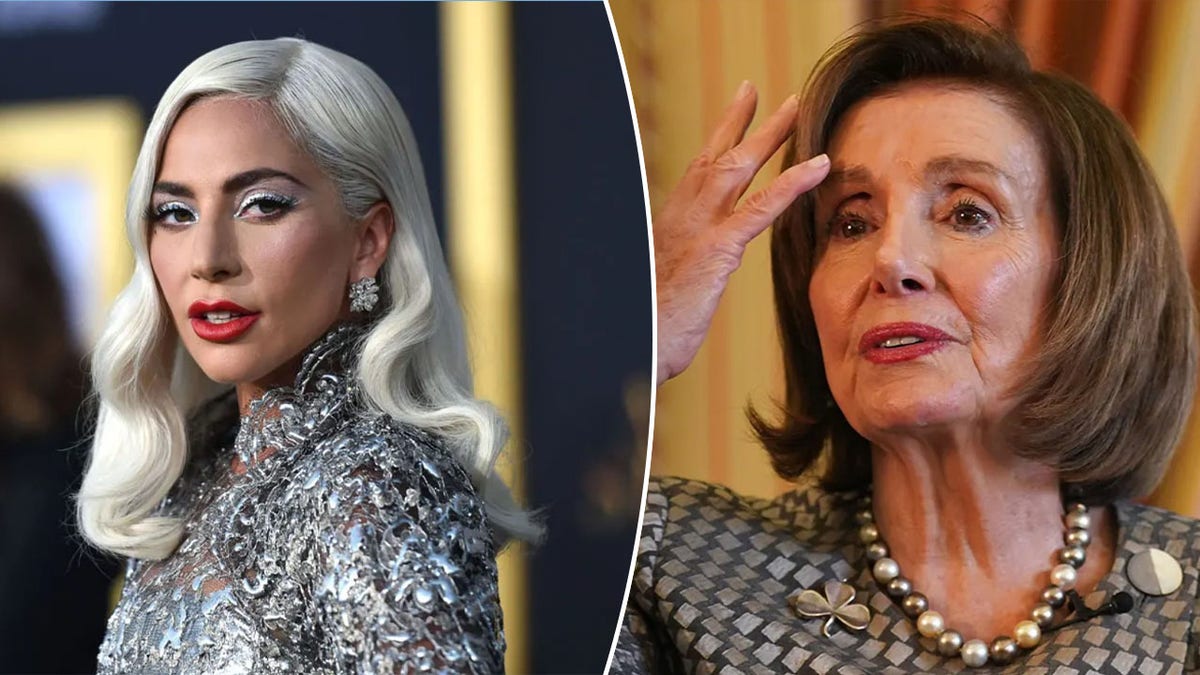 Lady Gaga and Rep. Nancy Pelosi
