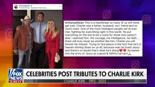 Celebrities post tributes to Charlie Kirk following his death