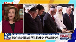 KT McFarland warns Trump needs to 'thread a needle' after Israel strikes Qatar