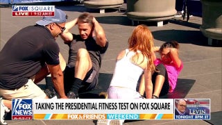 'Fox & Friends' takes Presidential Fitness Test on the Fox Square