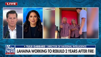 Tulsi Gabbard gets choked up watching Hawaiian community rebuild 2 years after Lahaina fires
