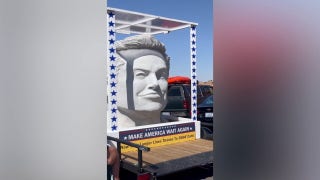 Mysterious giant Elon Musk head spotted at national parks says ‘Make America Wait Again’
