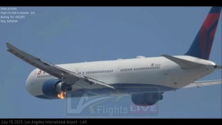 Delta flight engine fire at LAX forces emergency return to airport