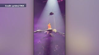 Katy Perry performs in Montreal with Justin Trudeau smiling from the audience