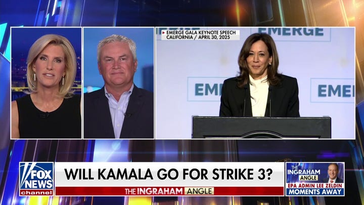 Kamala Harris is a 'great candidate for Republicans,' says Rep. James Comer