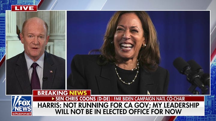 Democratic senator addresses whether Kamala Harris has reached the end of her political career
