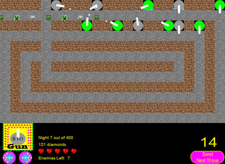 Minecraft Tower Defense Free Online