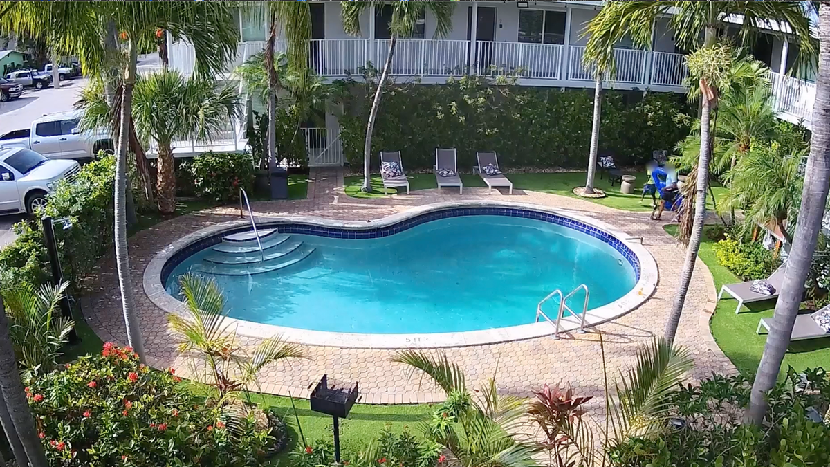 A pool in Fort Lauderdale, Florida.