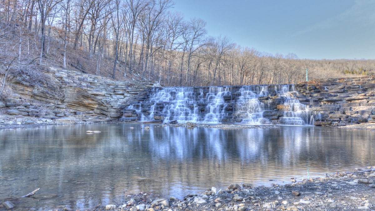 Devil's Den State Park waterfall