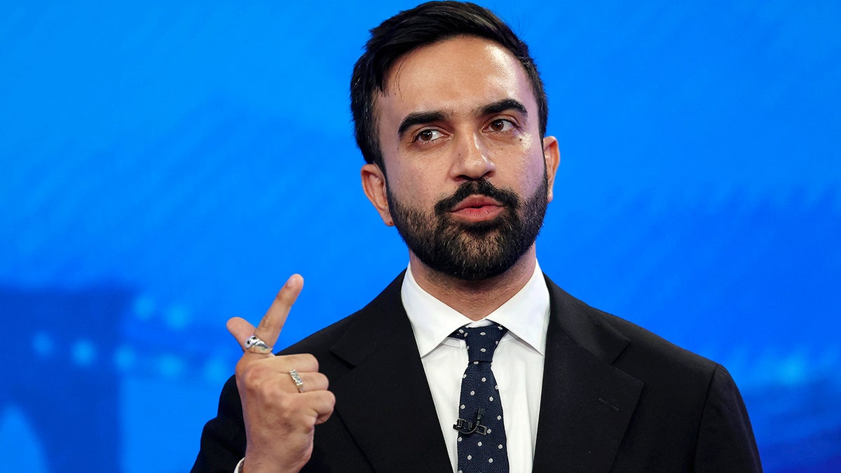 Zohran Mamdani speaking at debate