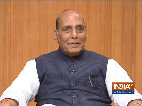 Rajnath Singh in Aap Ki Adalat: We didn't go to Scindia, he came to us
