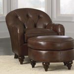 , Terrific Brown Rectangle Modern Leather Living Room Club Chairs Laminated Ideas: 